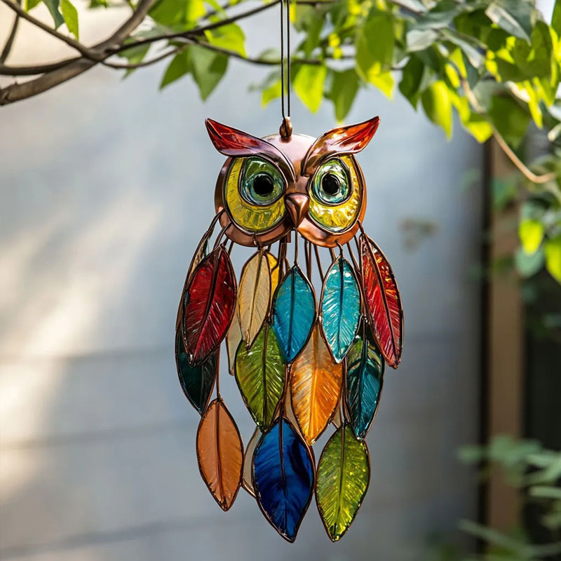 Gekleurde uilenhangers🦉