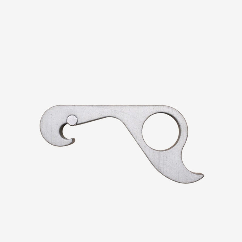 Bierflesopener gemaakt van aluminiumlegering