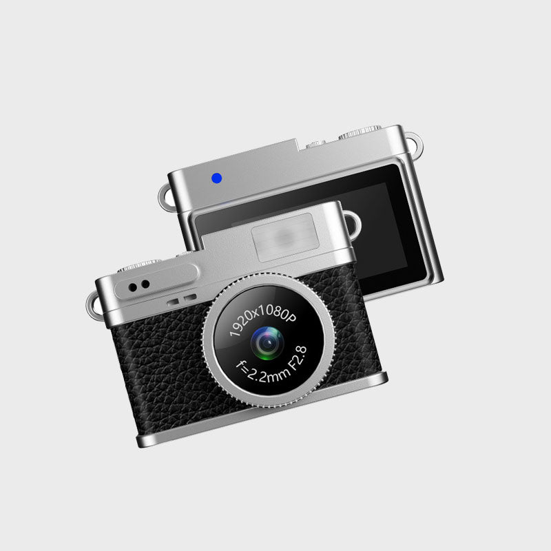 📸✨ Retro-minikamera – Kompakt smykkekamera i vintage-design for skarpe, spontane minnebilder! ✨🎞️