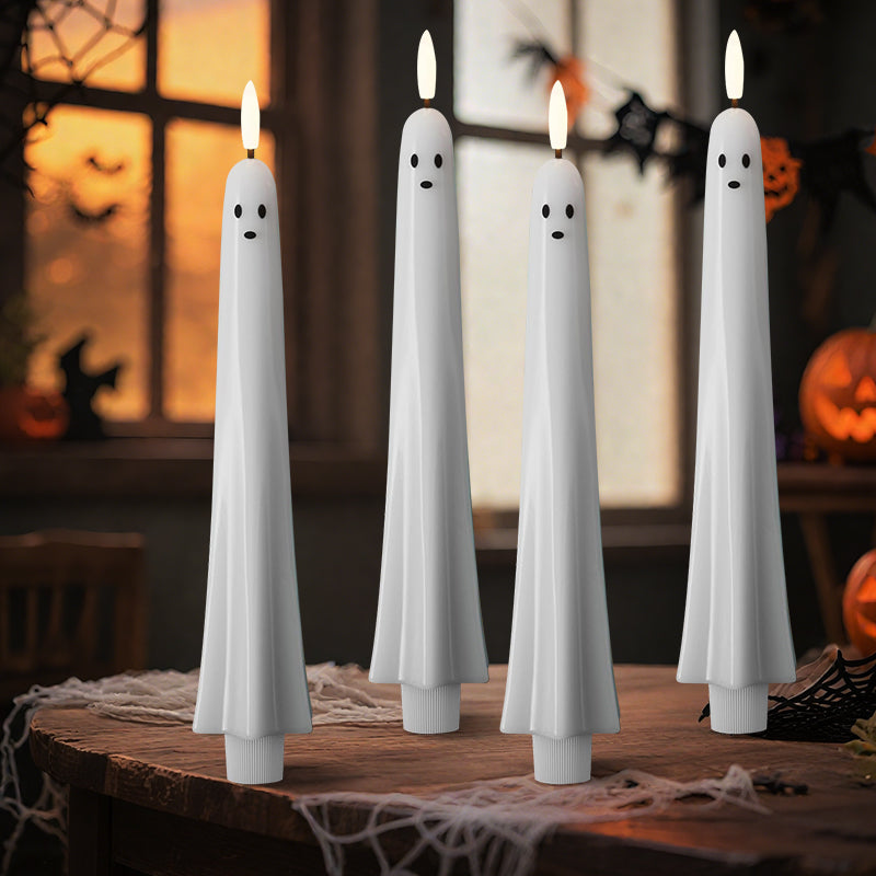 ππ» Op afstand bedienbare spookkaars met 3D vlammende lont π»π