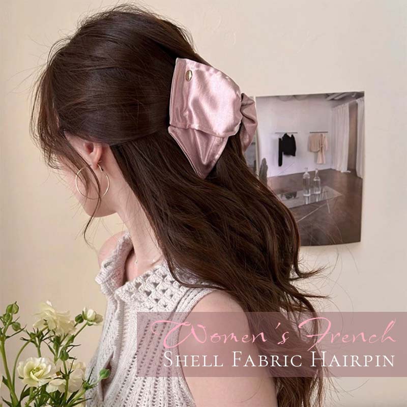 Dames haarspeld van Frans schelpweefsel🌸