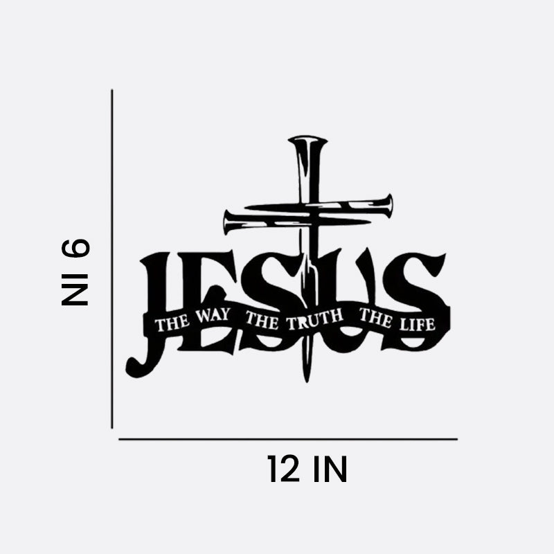 (🎁Laatste dag 49% UIT)🔥Jesus & Kruis Design Muurkunst - ⌛Limited Handmade Series