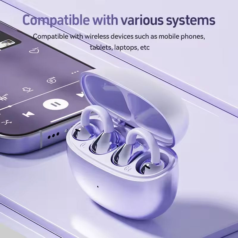 Bluetooth-hoofdtelefoon met oorclip