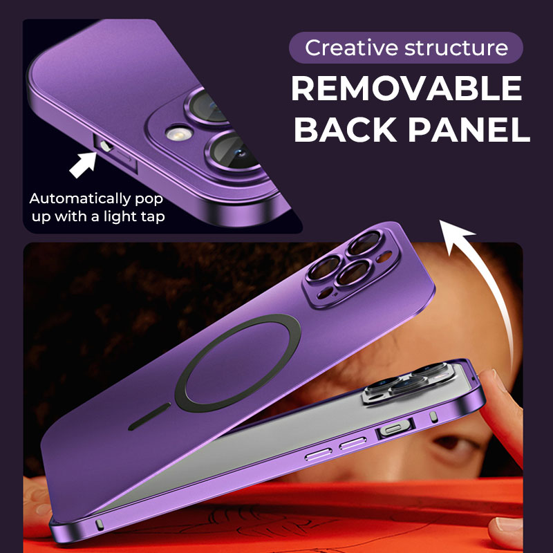 Magnetisch metalen hoesje voor iPhone