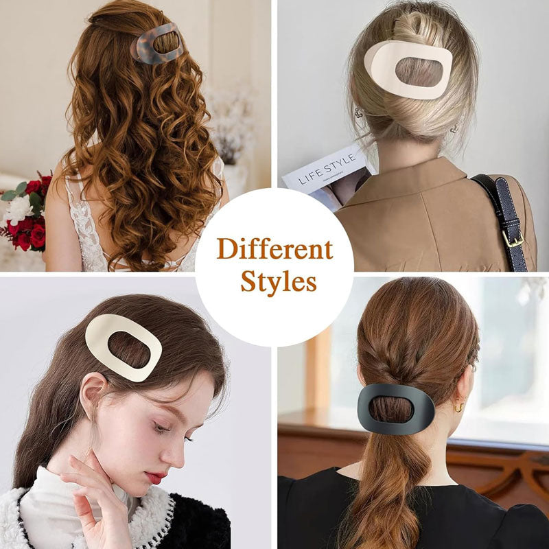 Ovale haargrip set