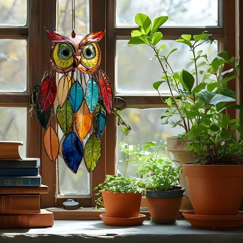 Gekleurde uilenhangers🦉