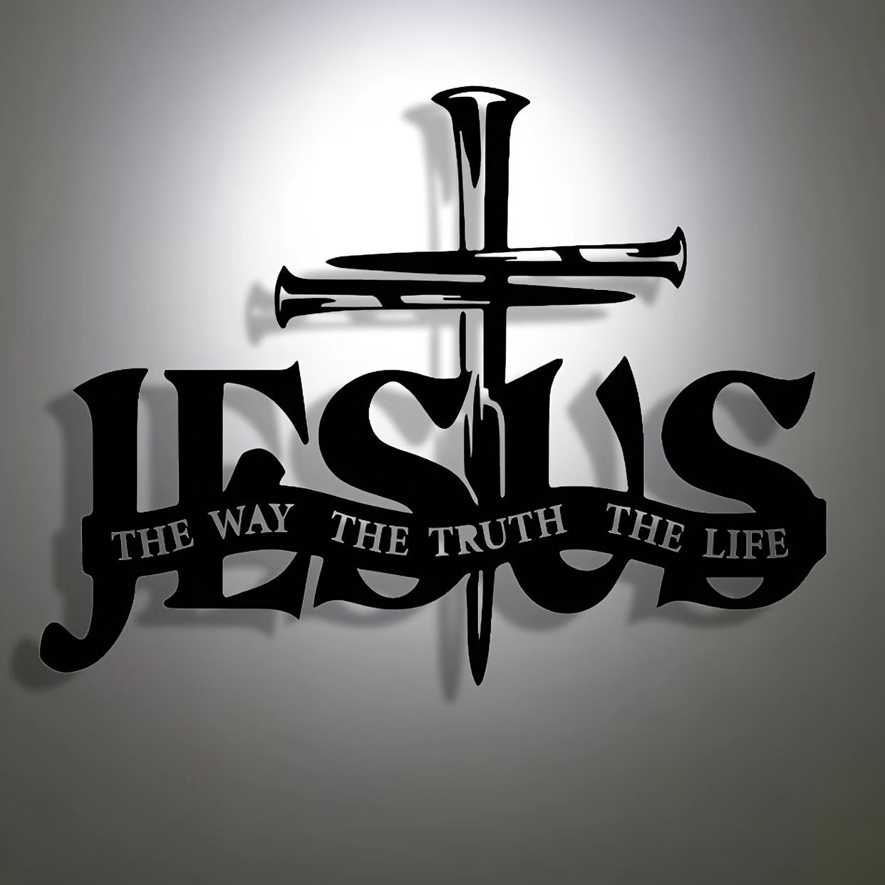(🎁Laatste dag 49% UIT)🔥Jesus & Kruis Design Muurkunst - ⌛Limited Handmade Series