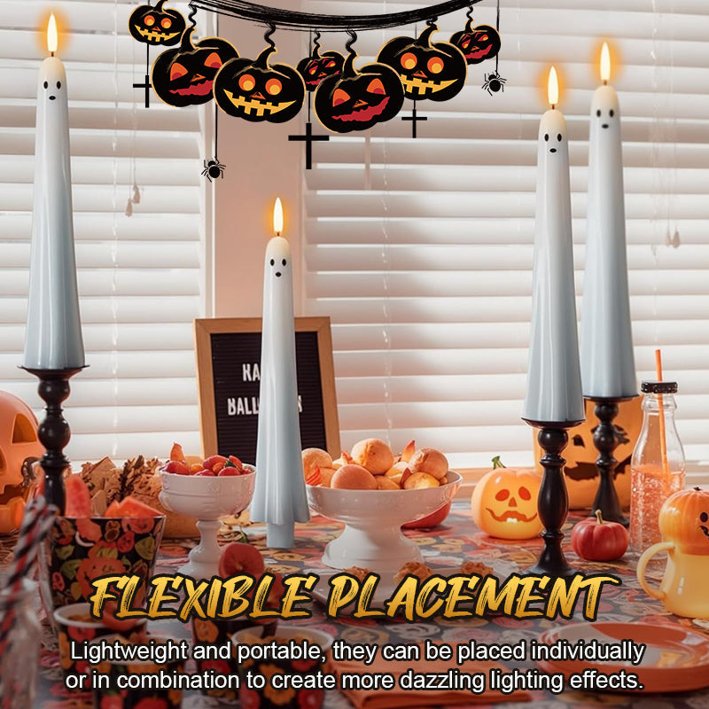 ππ» Op afstand bedienbare spookkaars met 3D vlammende lont π»π
