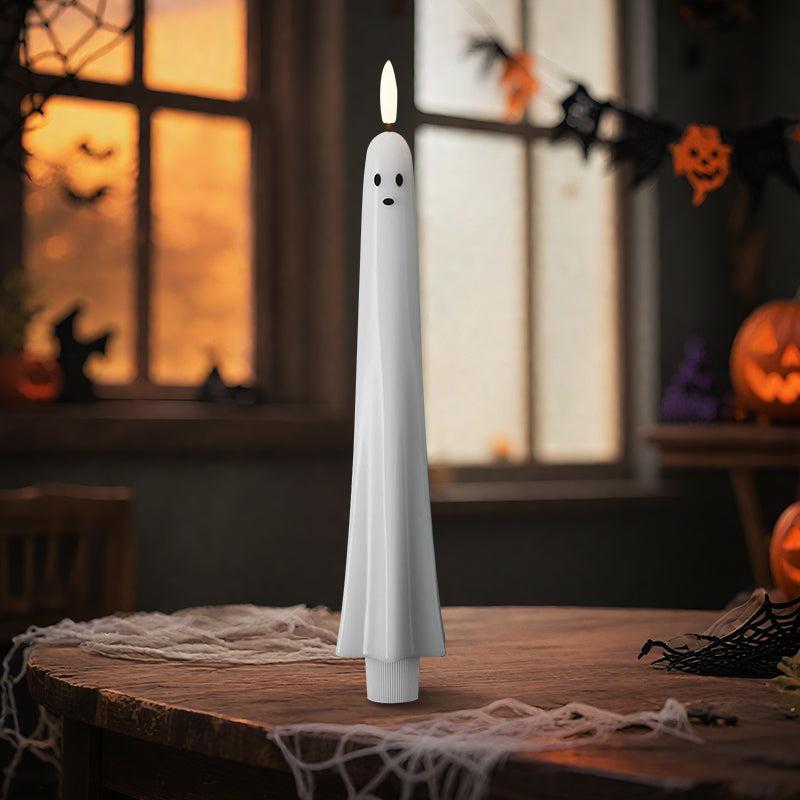 ππ» Op afstand bedienbare spookkaars met 3D vlammende lont π»π