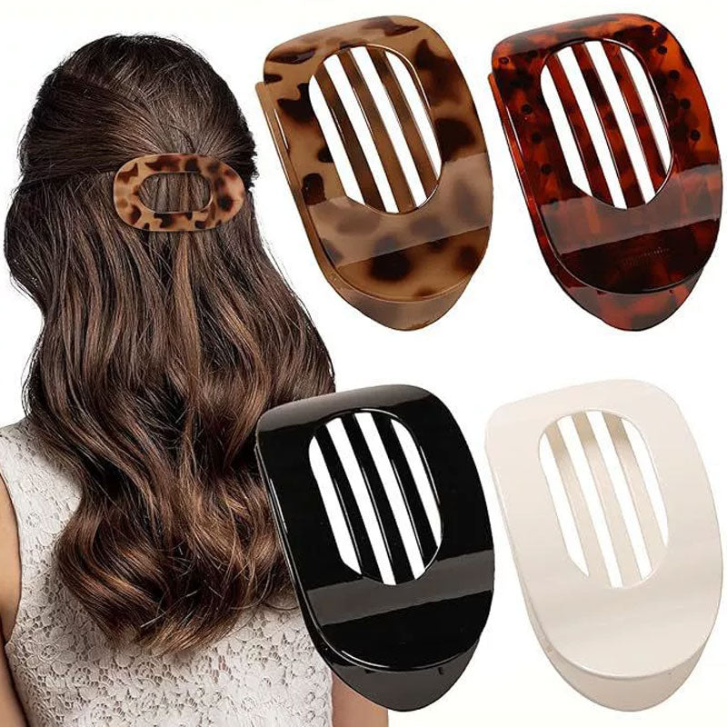 Ovale haargrip set