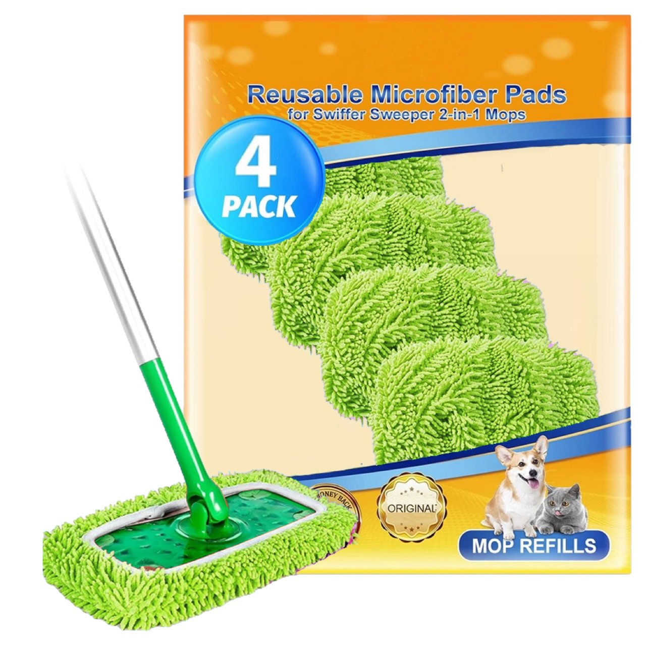 HOT SALE 49% AANBIEDING🔥 Herbruikbare Mop Pads