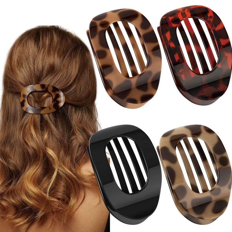 Ovale haargrip set