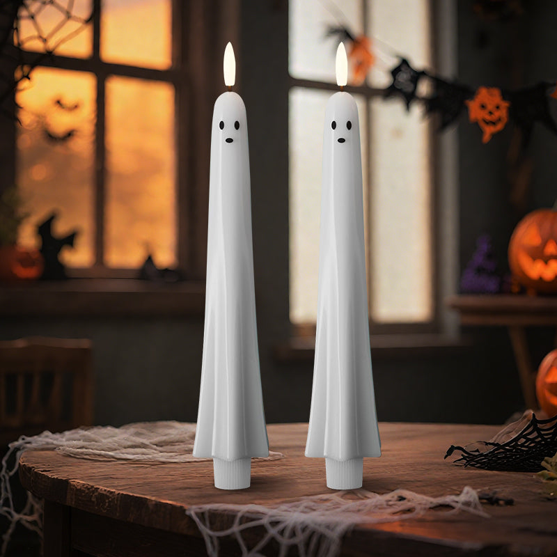 ππ» Op afstand bedienbare spookkaars met 3D vlammende lont π»π