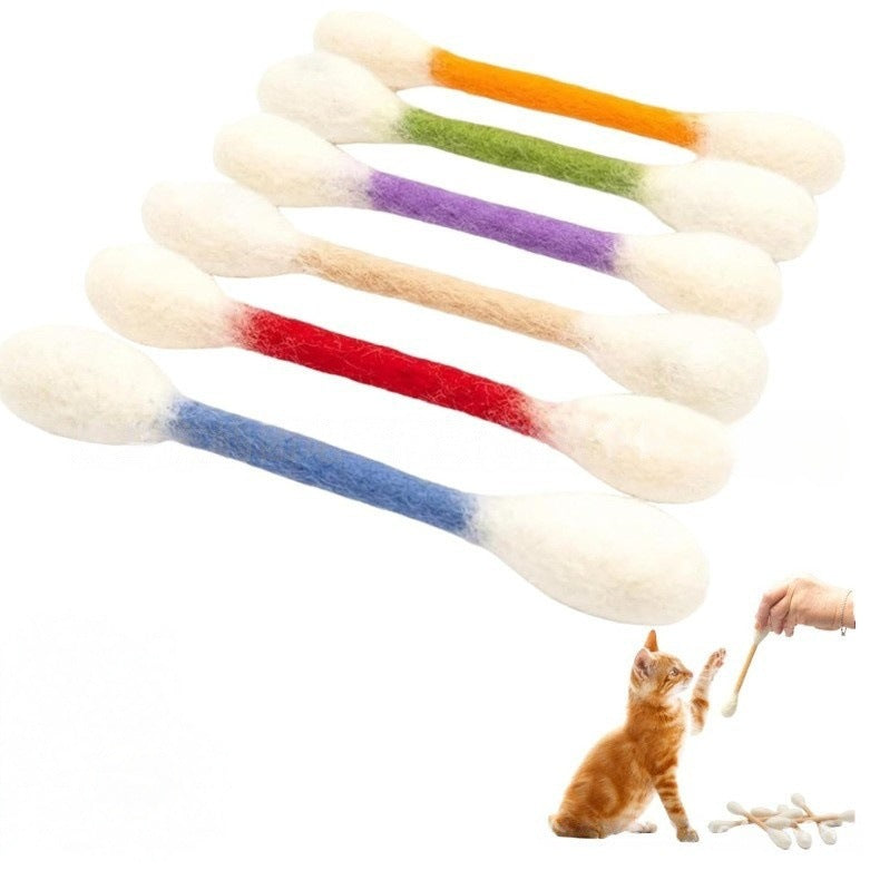 🐾Store 15 cm lange leketøy av bomullspinner med kattemynte – håndlagde, holdbare, trygge og morsomme