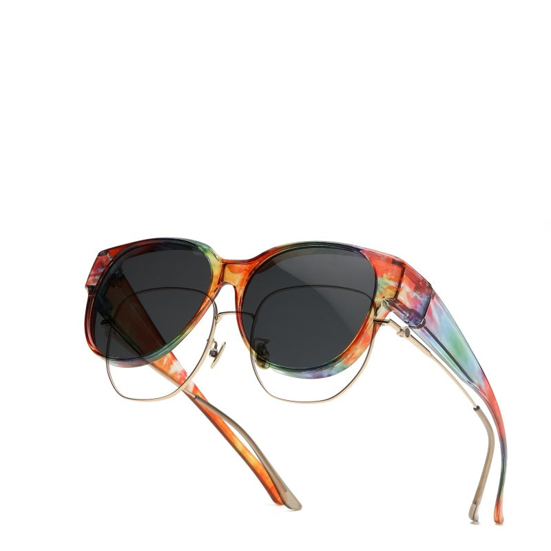 🕶 Nye cat-eye-solbriller i ekstra stor størrelse, med polariserte linser og UV400-beskyttelse