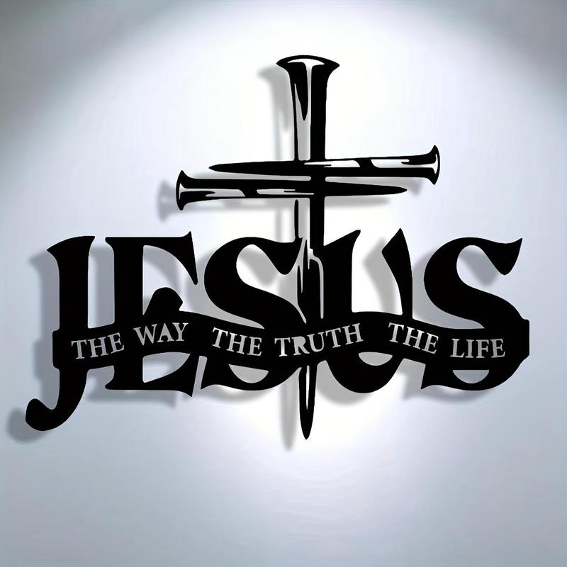 (🎁Laatste dag 49% UIT)🔥Jesus & Kruis Design Muurkunst - ⌛Limited Handmade Series