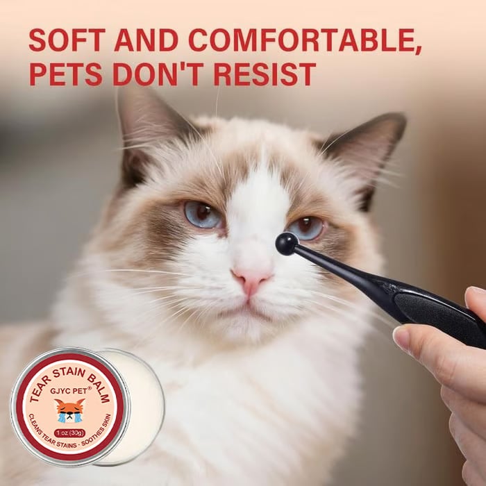 👀✨ GJYC PET Tear Stain Protection Cream & Brush Set 🐱🐶 for hunder og katter