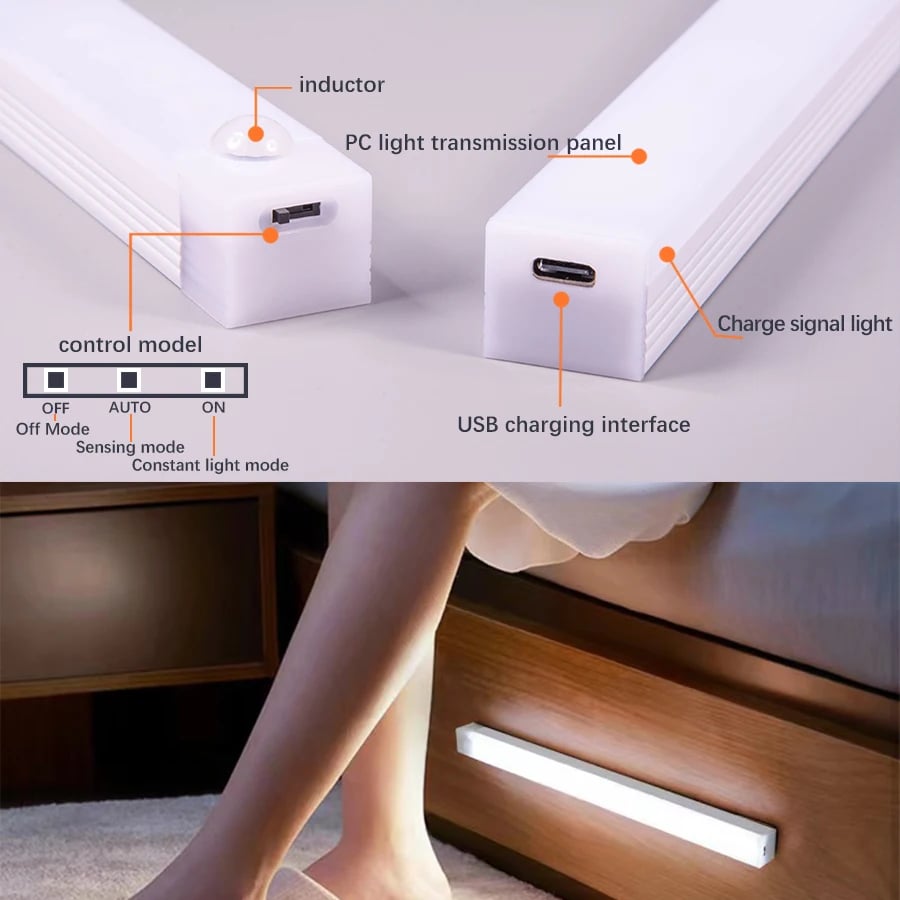 🎁Speciale aanbieding 49% korting🔥-💡Magnetisch inductie nachtlampje vereist niet boren