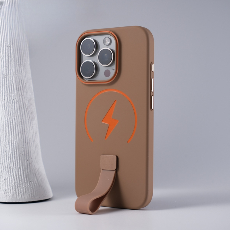 Magnetisch telefoonhoesje met huidgevoel - Magnetisch opladen & Ingebouwde polsband & Soft-Touch Comfort