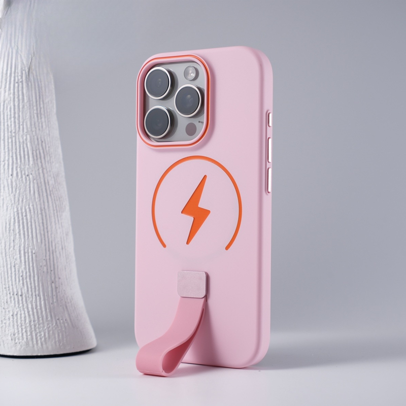 Magnetisch telefoonhoesje met huidgevoel - Magnetisch opladen & Ingebouwde polsband & Soft-Touch Comfort