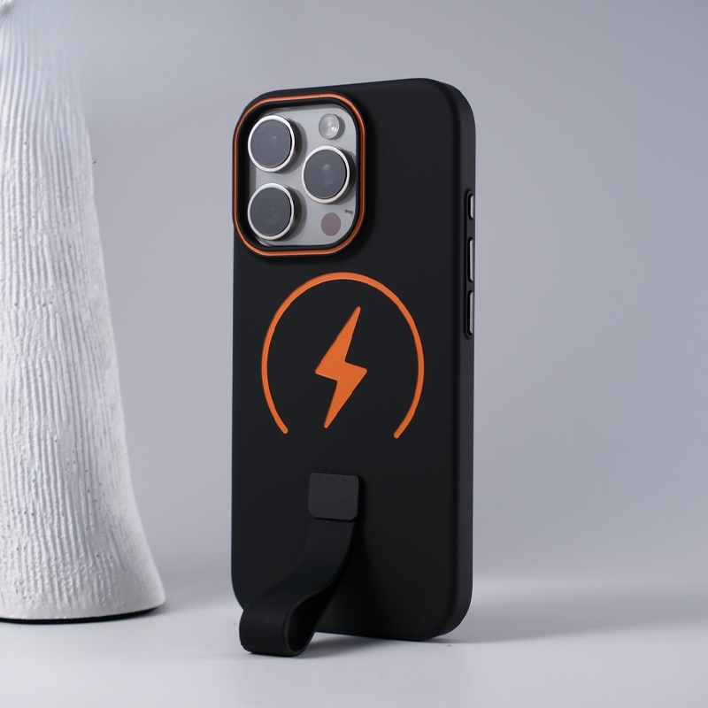 Magnetisch telefoonhoesje met huidgevoel - Magnetisch opladen & Ingebouwde polsband & Soft-Touch Comfort