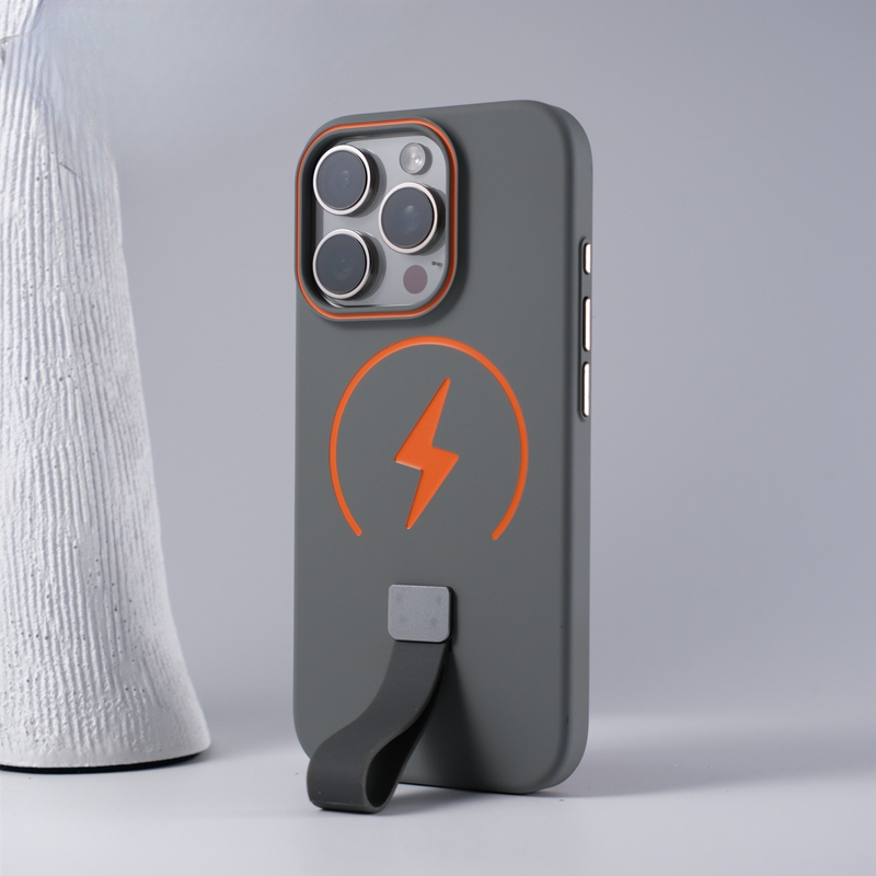 Magnetisch telefoonhoesje met huidgevoel - Magnetisch opladen & Ingebouwde polsband & Soft-Touch Comfort