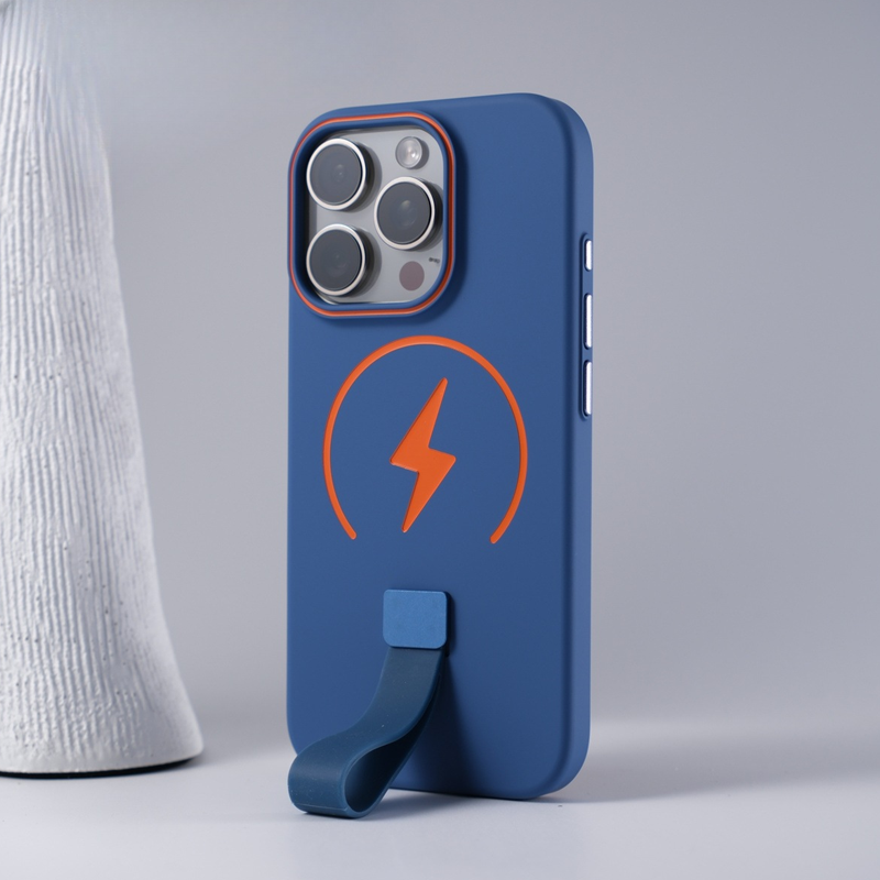 Magnetisch telefoonhoesje met huidgevoel - Magnetisch opladen & Ingebouwde polsband & Soft-Touch Comfort
