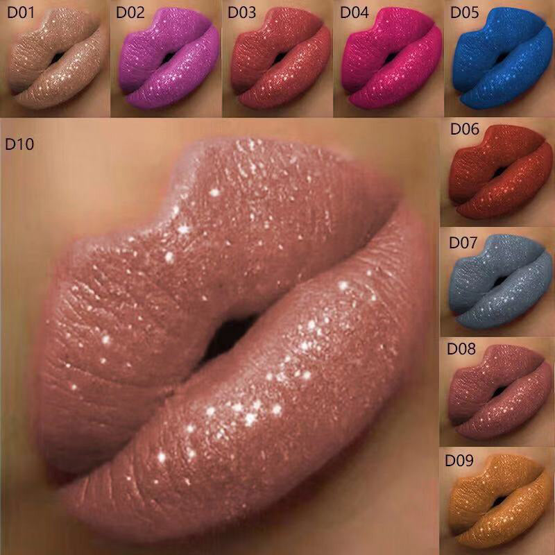 Hete verkoop-Metallic vloeibare diamant glitterlippenstiftš„Koop 1 krijg 1 gratis
