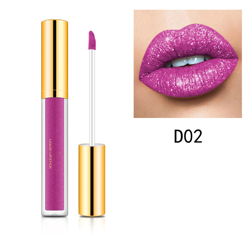 Hete verkoop-Metallic vloeibare diamant glitterlippenstiftš„Koop 1 krijg 1 gratis