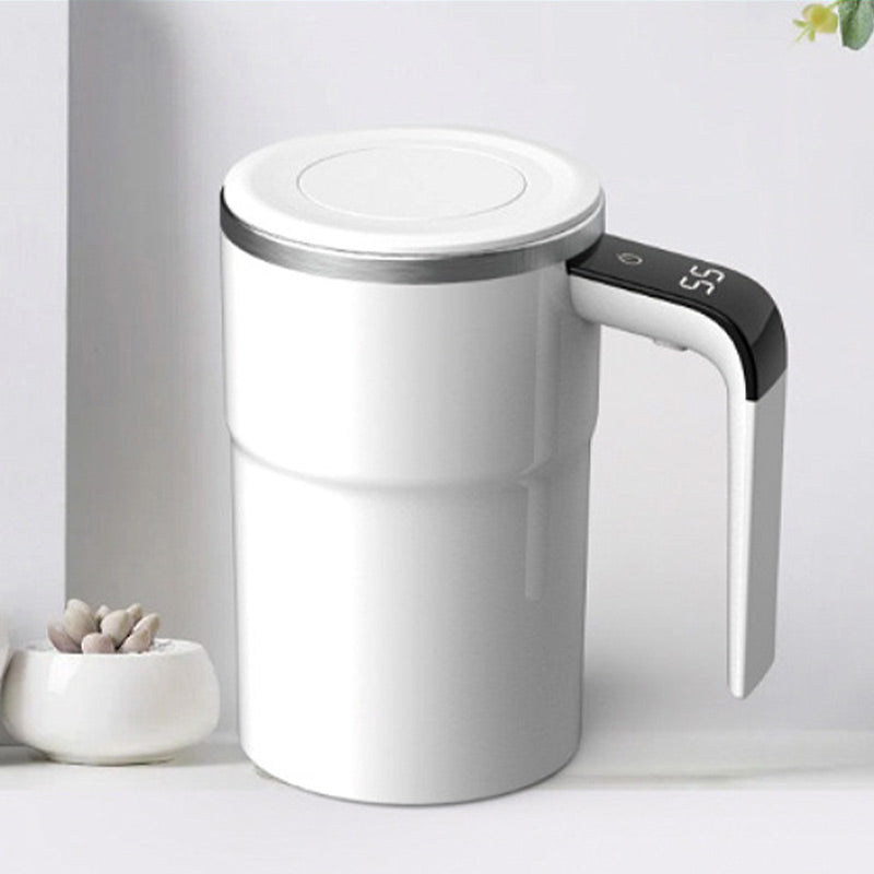 💥Julesalg 50 % ☕🔋Oppladbart automatisk magnetisk kaffekopp-sett med omrører⚡