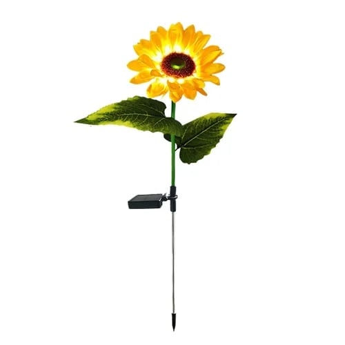 🌻60 % rabatt! ☀️Vanntett solcellelampe – realistiske blomsterblader, vanntett og støvtett (IP65), automatisk belysning i 8–12 timer☀️🌻