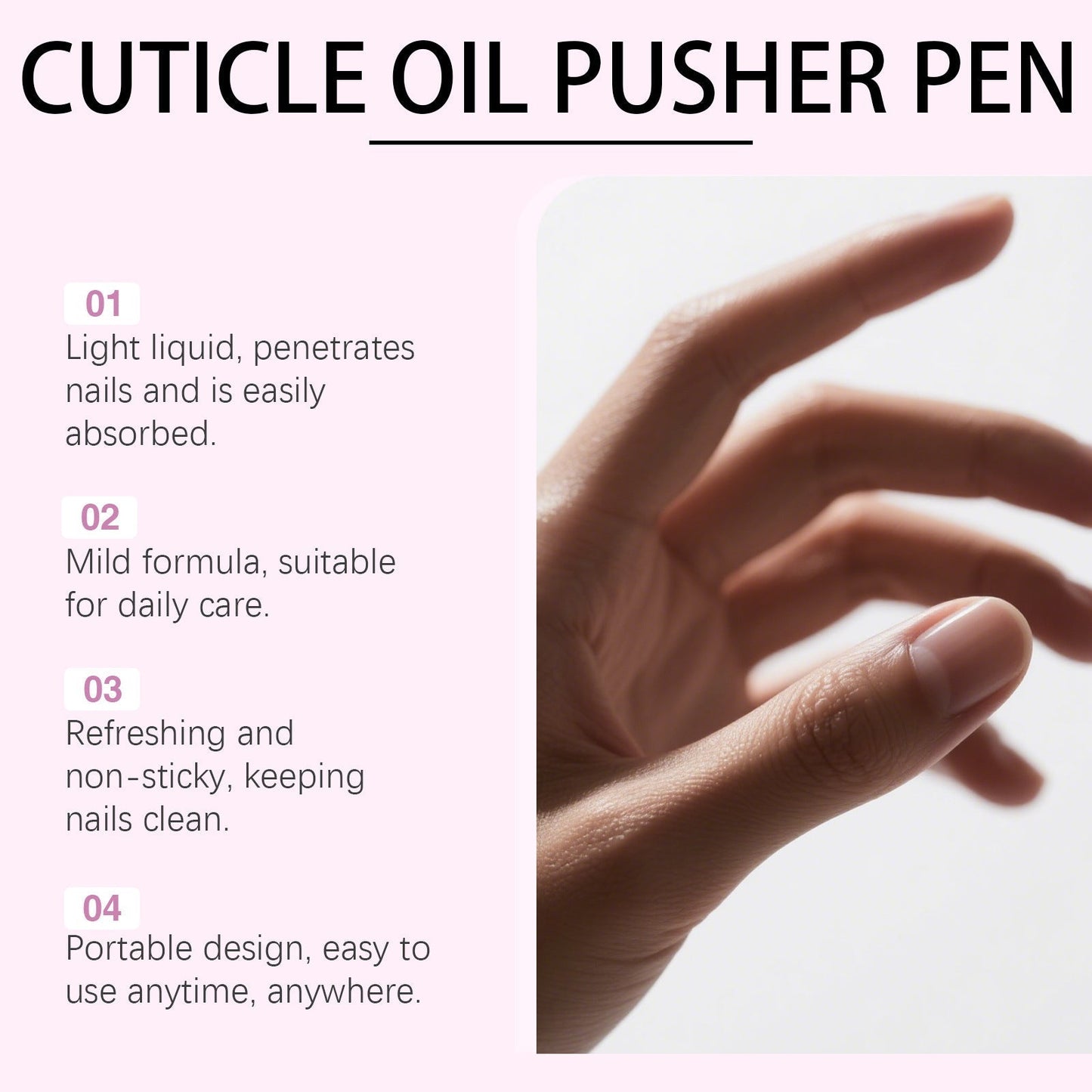 💅✨ Cuticle oil in pen form – portable moisture for dry cuticles and brittle nails with a lavender scent! ✨🖊️