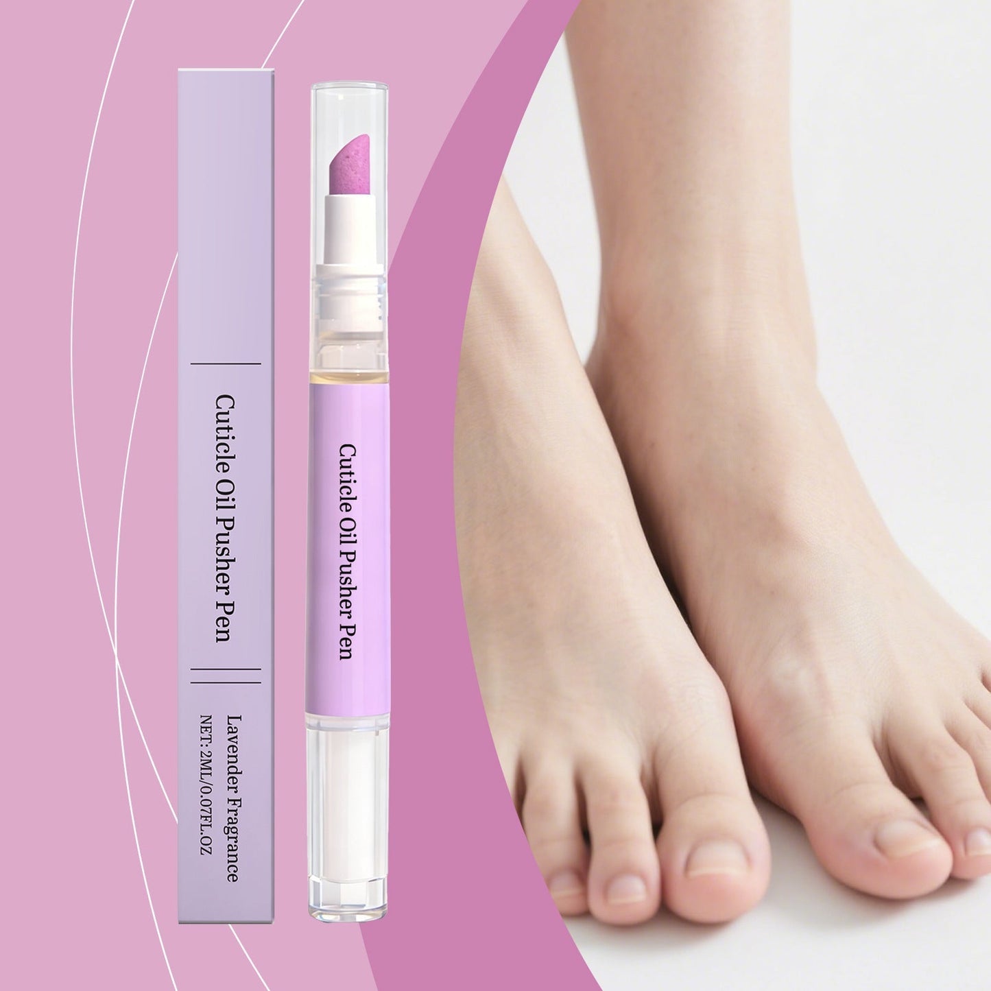 💅✨ Cuticle oil in pen form – portable moisture for dry cuticles and brittle nails with a lavender scent! ✨🖊️