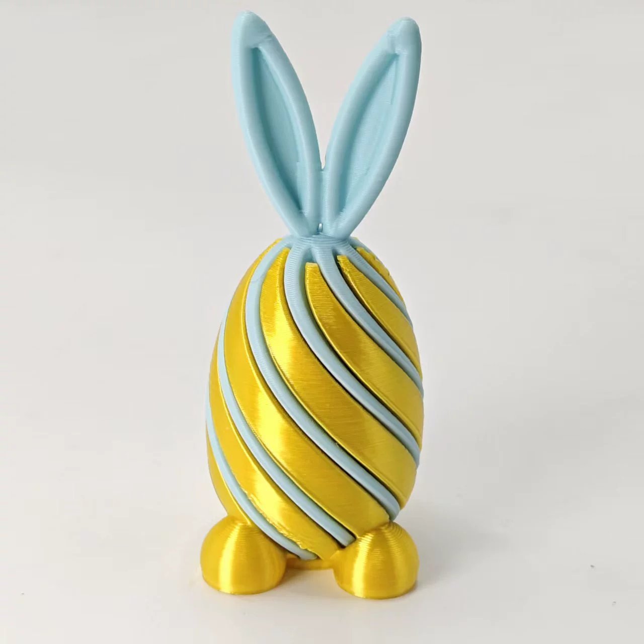 🐰🌈Påskespiralhareleke – Den spinner og vrir seg, og kan til og med lindre stress.