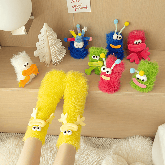 🎁Praktiske monstersokker – Dine nye lodde- og tullete fotvenner 🧦
