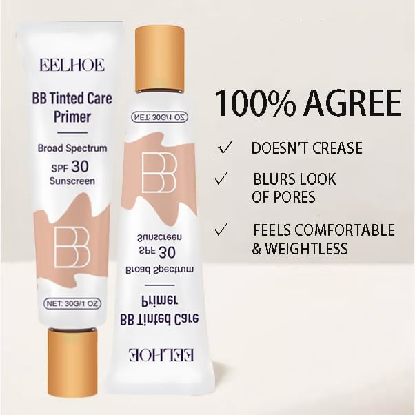 💖Kjøp 1 få 1 gratis💧BB Blur Tinted Moisturizer SPF 30 – Gir huden din umiddelbart lysere, fukter og glatter ut den