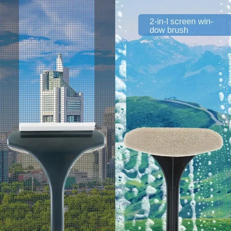 🪟🧹 2-i-1 multifunksjonell vindusbørste ✨