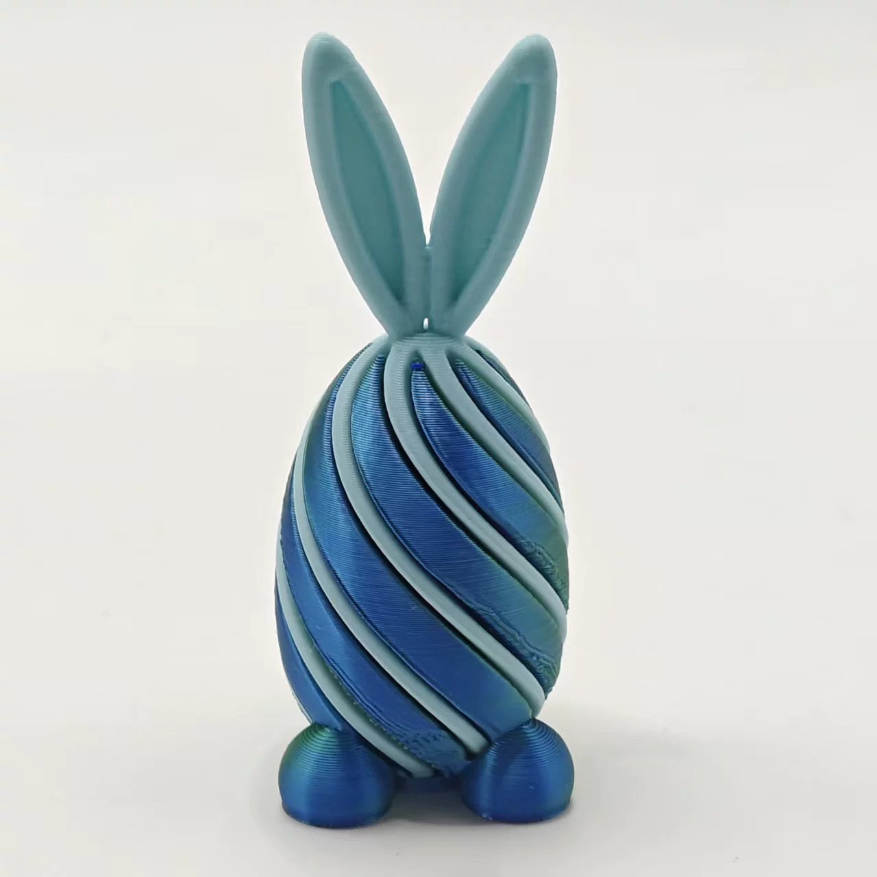 🐰🌈Påskespiralhareleke – Den spinner og vrir seg, og kan til og med lindre stress.