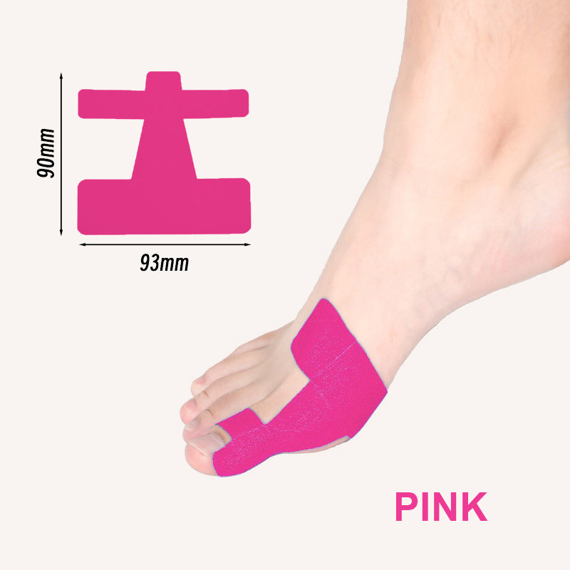 🦶Forhåndskuttet kinesiologitape for hallux valgu