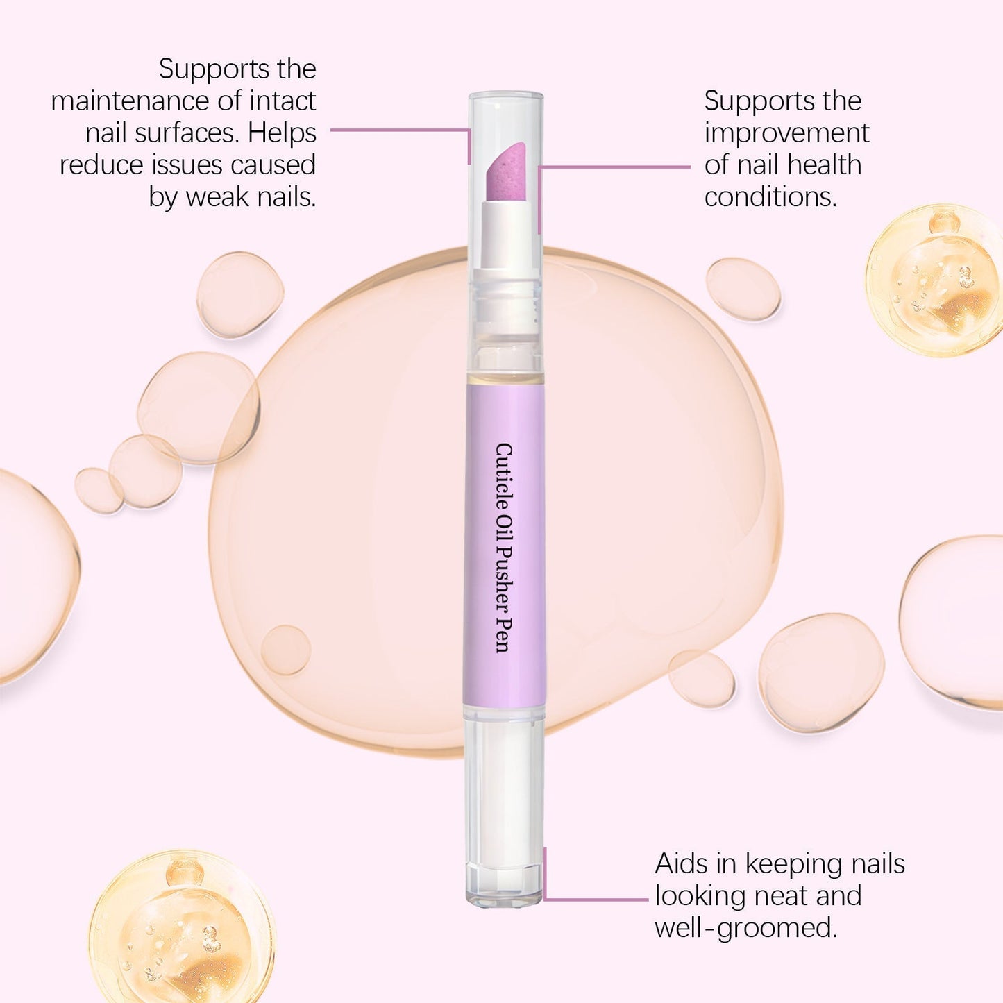 💅✨ Cuticle oil in pen form – portable moisture for dry cuticles and brittle nails with a lavender scent! ✨🖊️