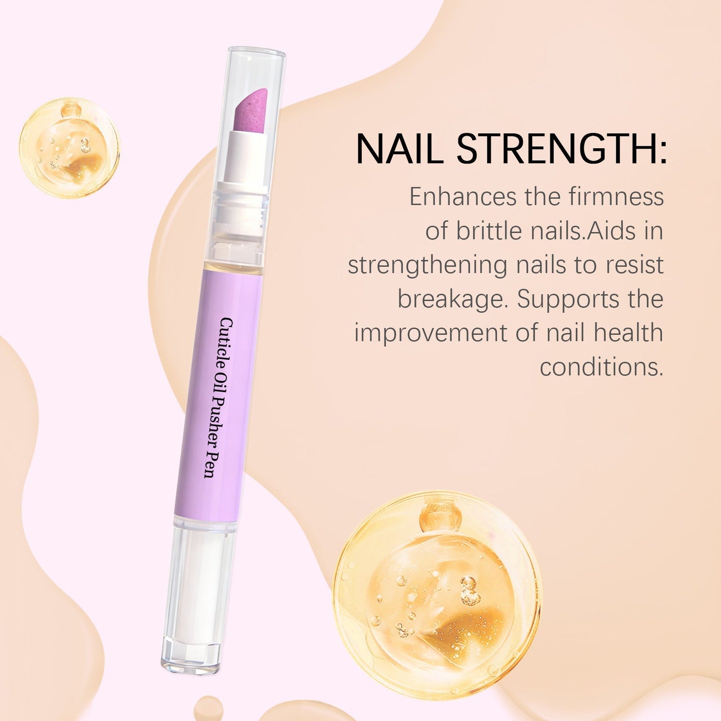 💅✨ Cuticle oil in pen form – portable moisture for dry cuticles and brittle nails with a lavender scent! ✨🖊️