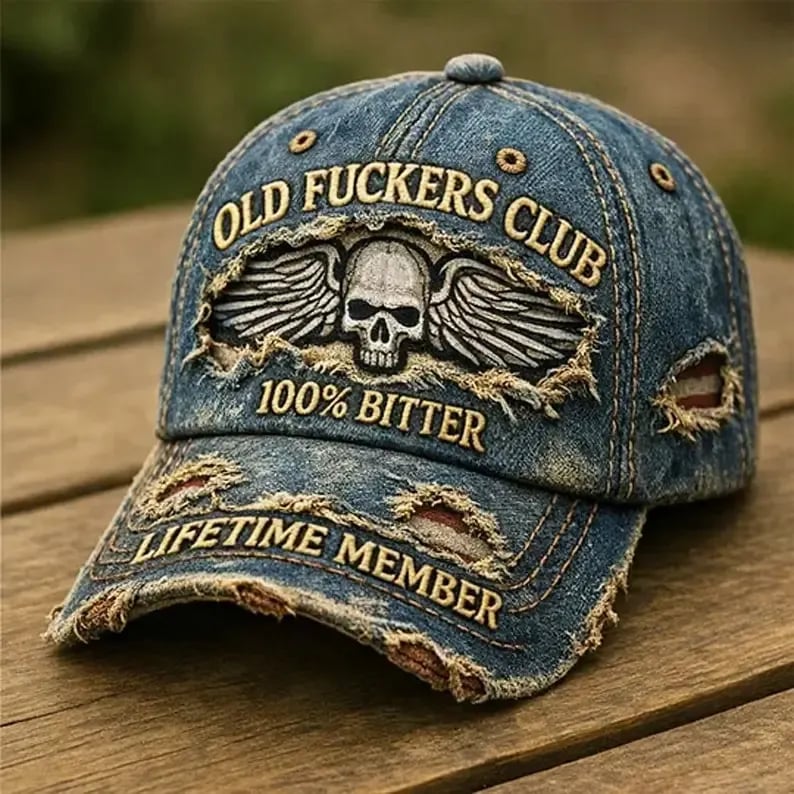 🧢Old F*ckers Club – Vintage-baseballklubb