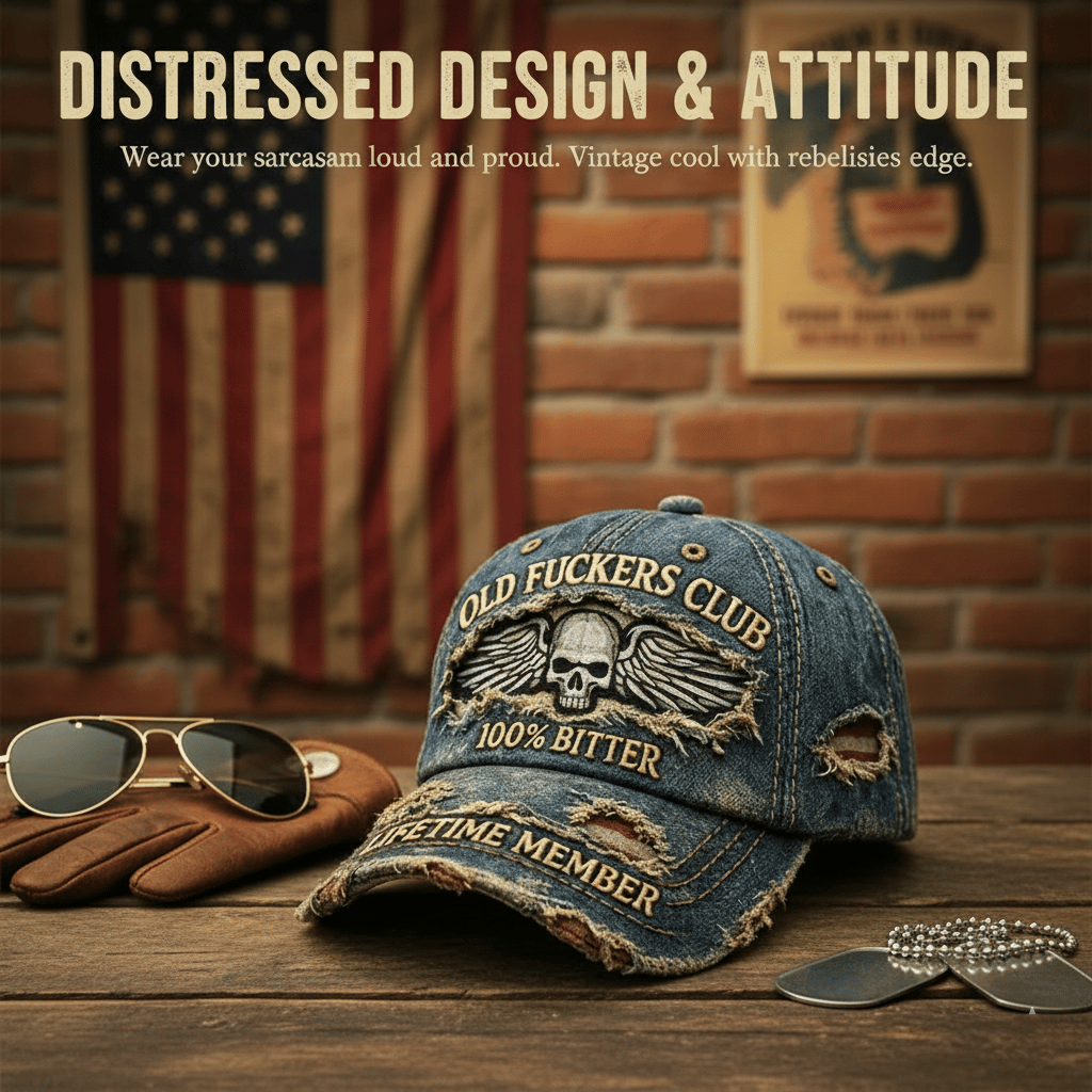 🧢Old F*ckers Club – Vintage-baseballklubb