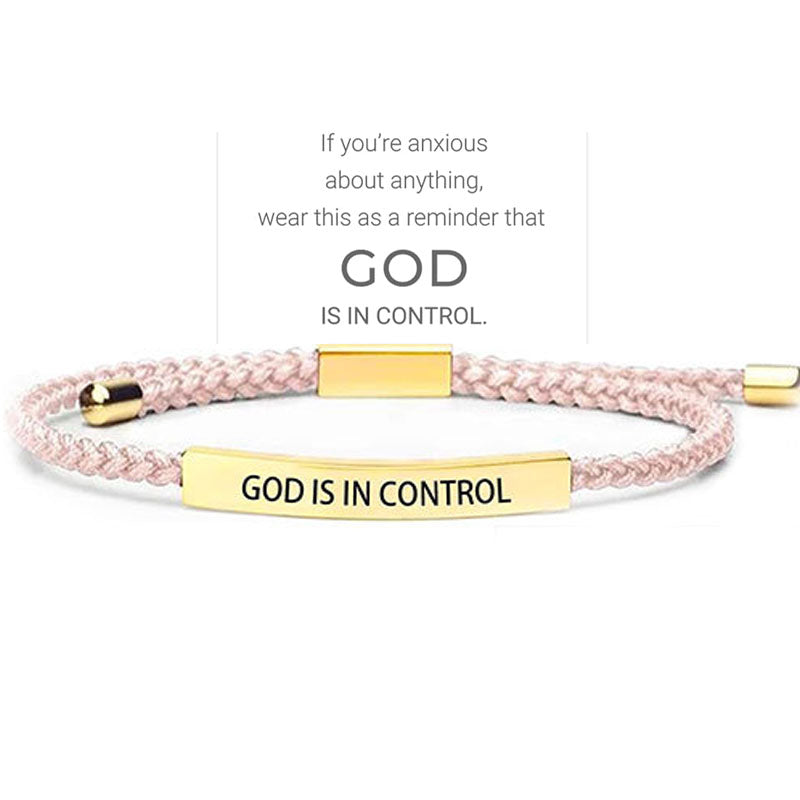 ✨📿 Vevd armbånd i rustfritt stål – motiverende og inspirerende armbånd med avtakbart trykk! ✨🦾