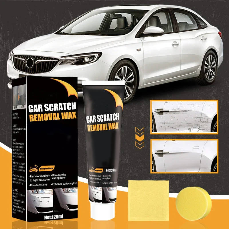 🚗✨Poleringspasta for billakk (for å minimere riper) - Passer for alle bilfarger