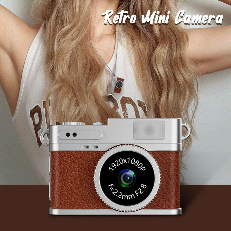📸✨ Retro-minikamera – Kompakt smykkekamera i vintage-design for skarpe, spontane minnebilder! ✨🎞️
