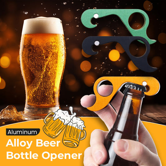 Bierflesopener gemaakt van aluminiumlegering