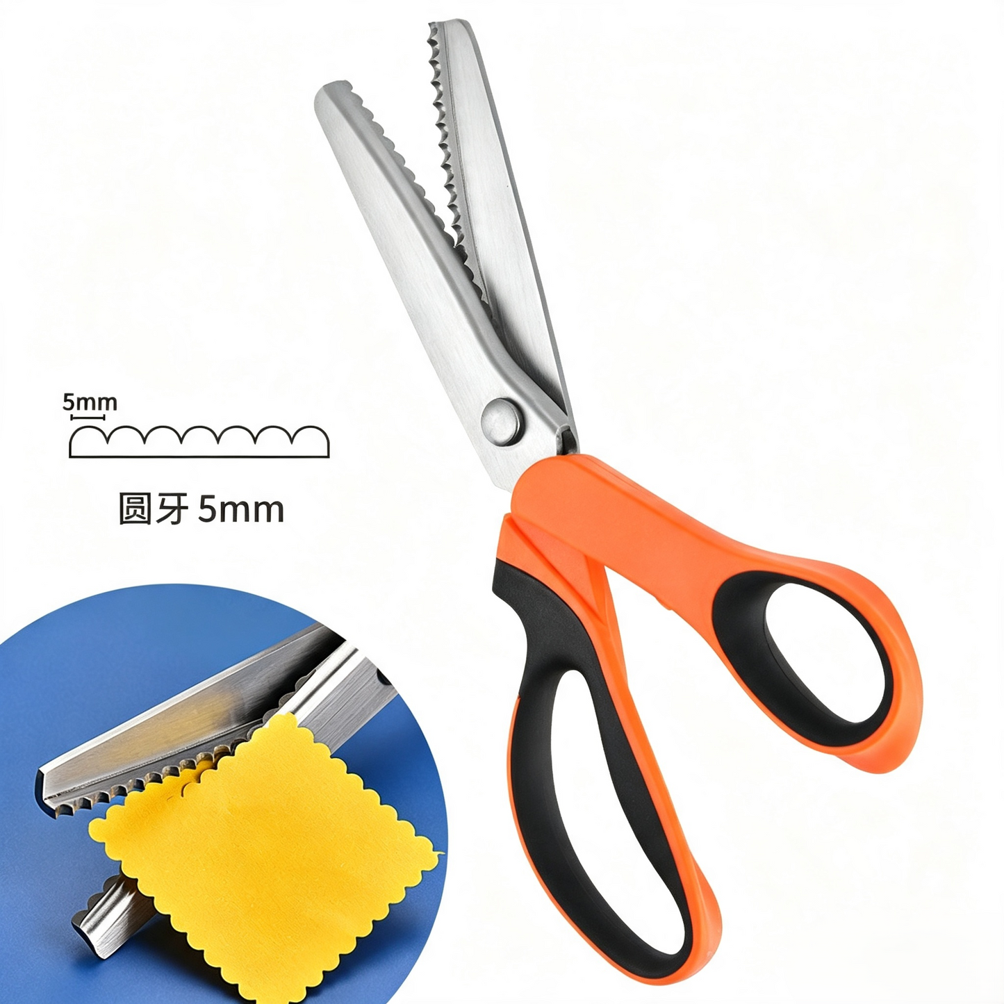 ✂️🧵Multifunksjonell trekantet saks i rustfritt stål