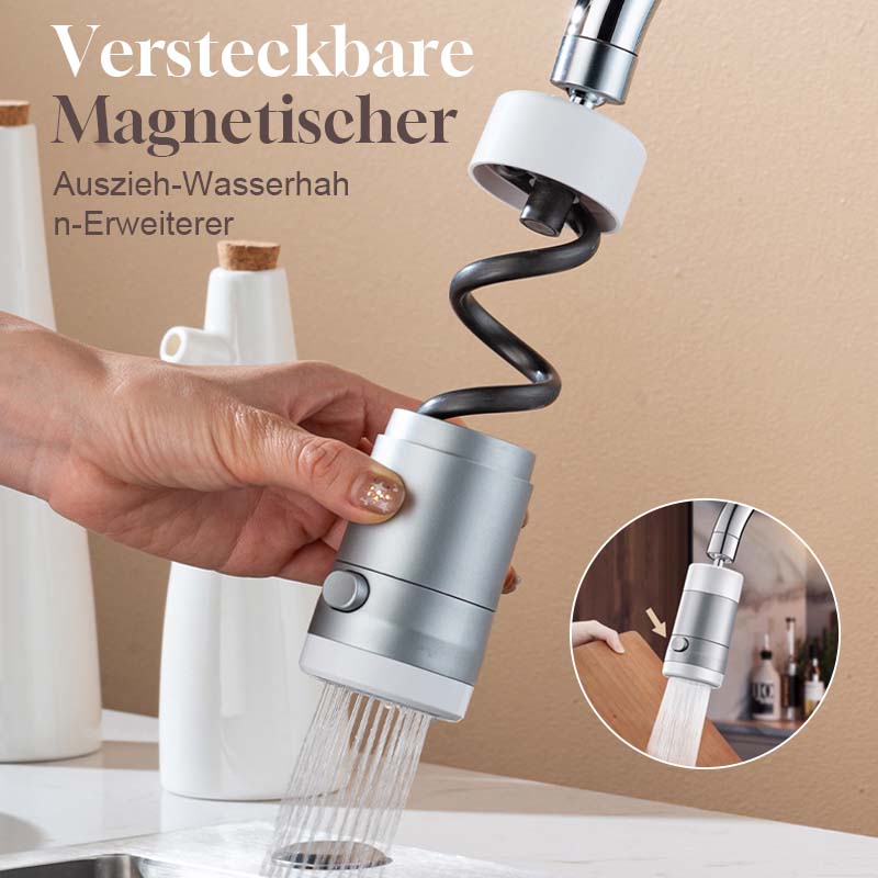 🌟 Skjult magnetisk uttrekkbar kranforlenger - gjør kjøkkenet og badet ditt renere og mer praktisk! ✨