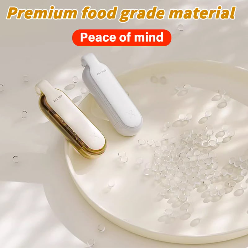 🔥2024 SALG - 2 I 1 bærbar enkel pilleuttrekker og lagdelt organisering